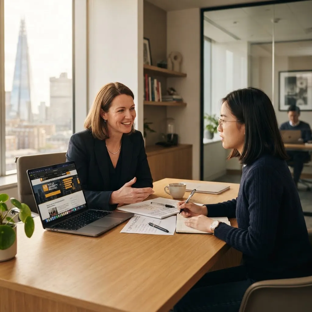 A one-to-one consulting session between a CAC advisor and a student
