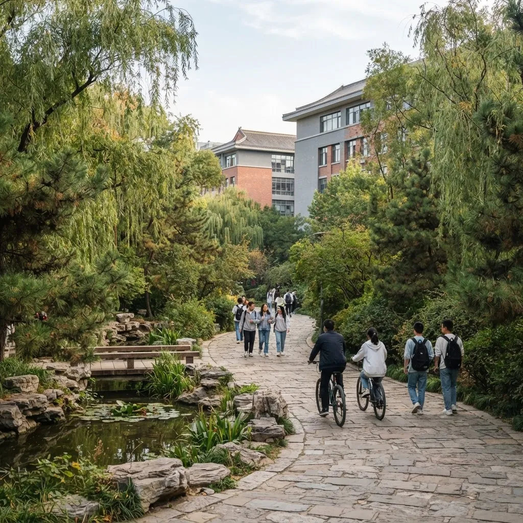 Renmin University of China campus grounds in Beijing