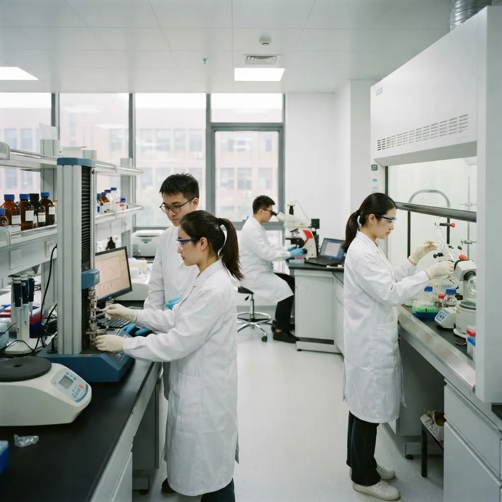 Biomedical and materials research laboratory at Sichuan University