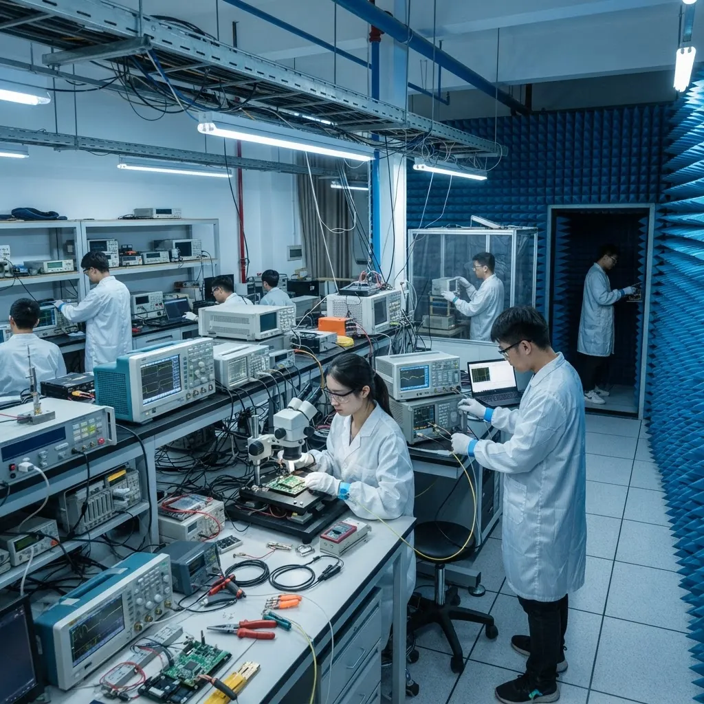 Electronic and communication engineering laboratory at UESTC