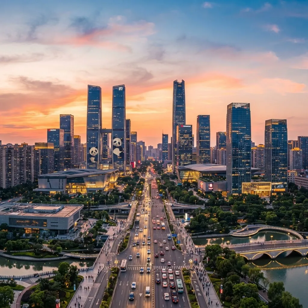 Chengdu skyline