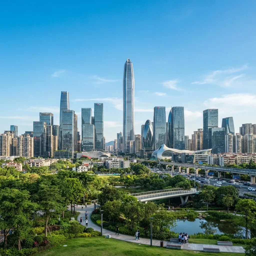Shenzhen, China — landmarks and skyline