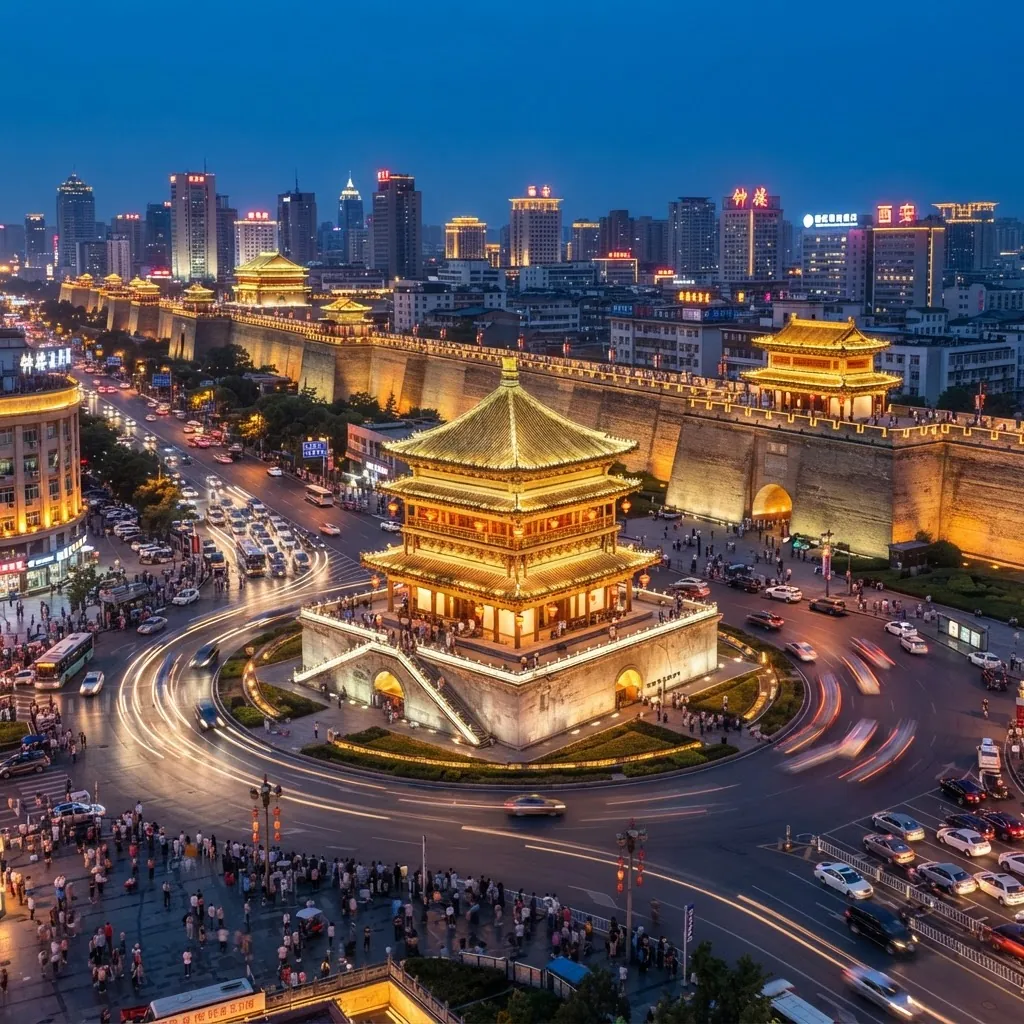 Xi'an skyline