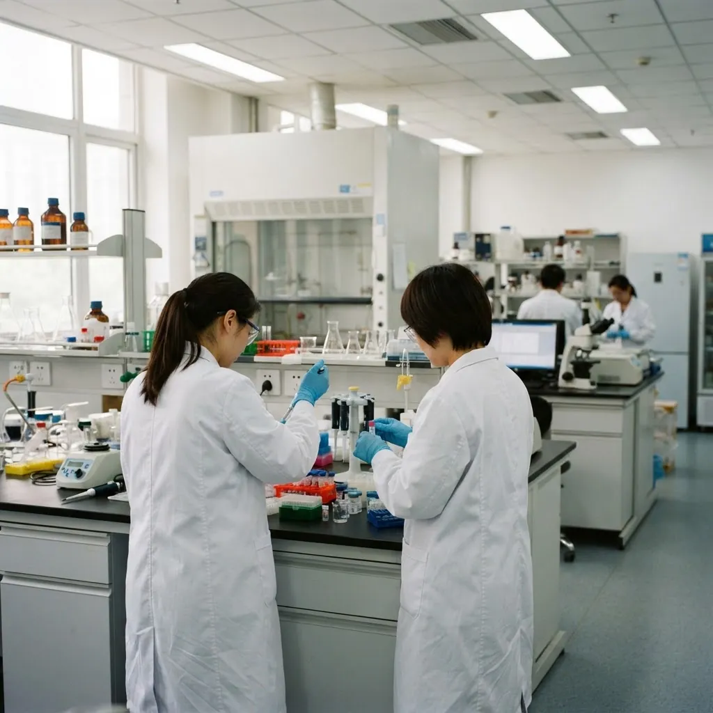 Biomedical and pharmacy research laboratory at Jinan University