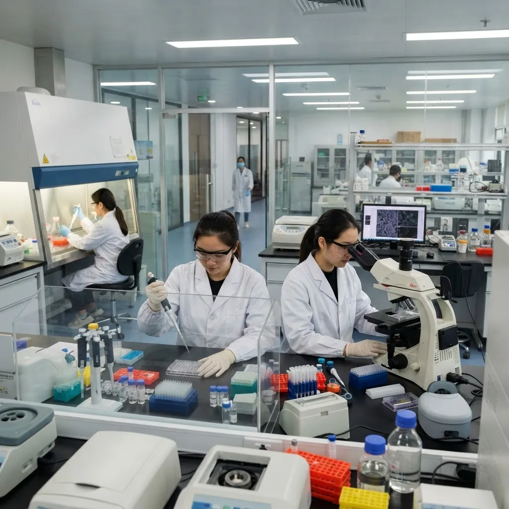Biomedical research laboratory at Sun Yat-sen University
