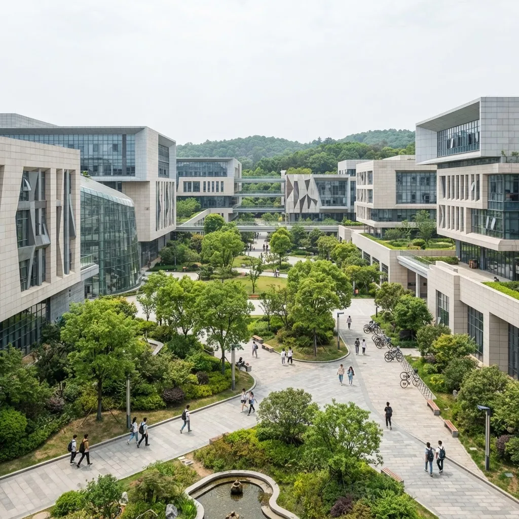Historic academic buildings on the Nanjing University campus