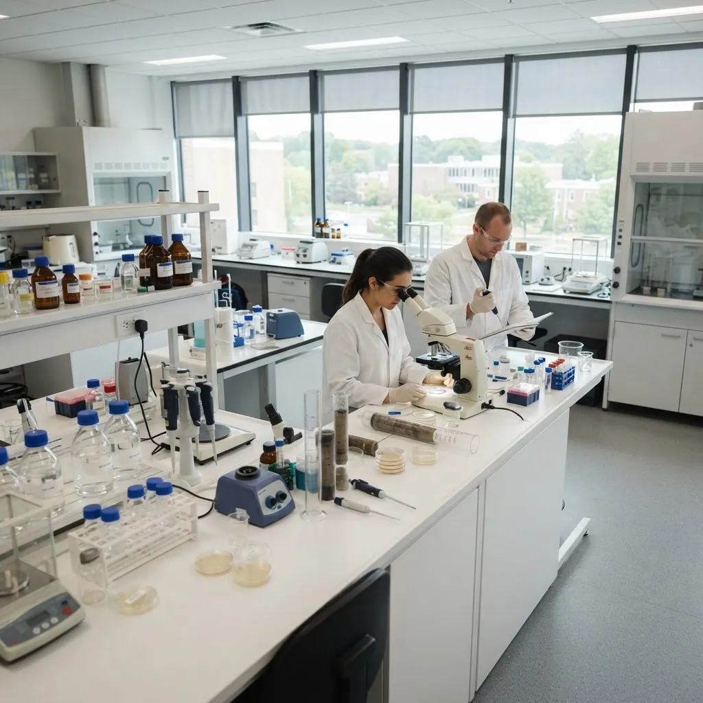 Research laboratory at East China Normal University