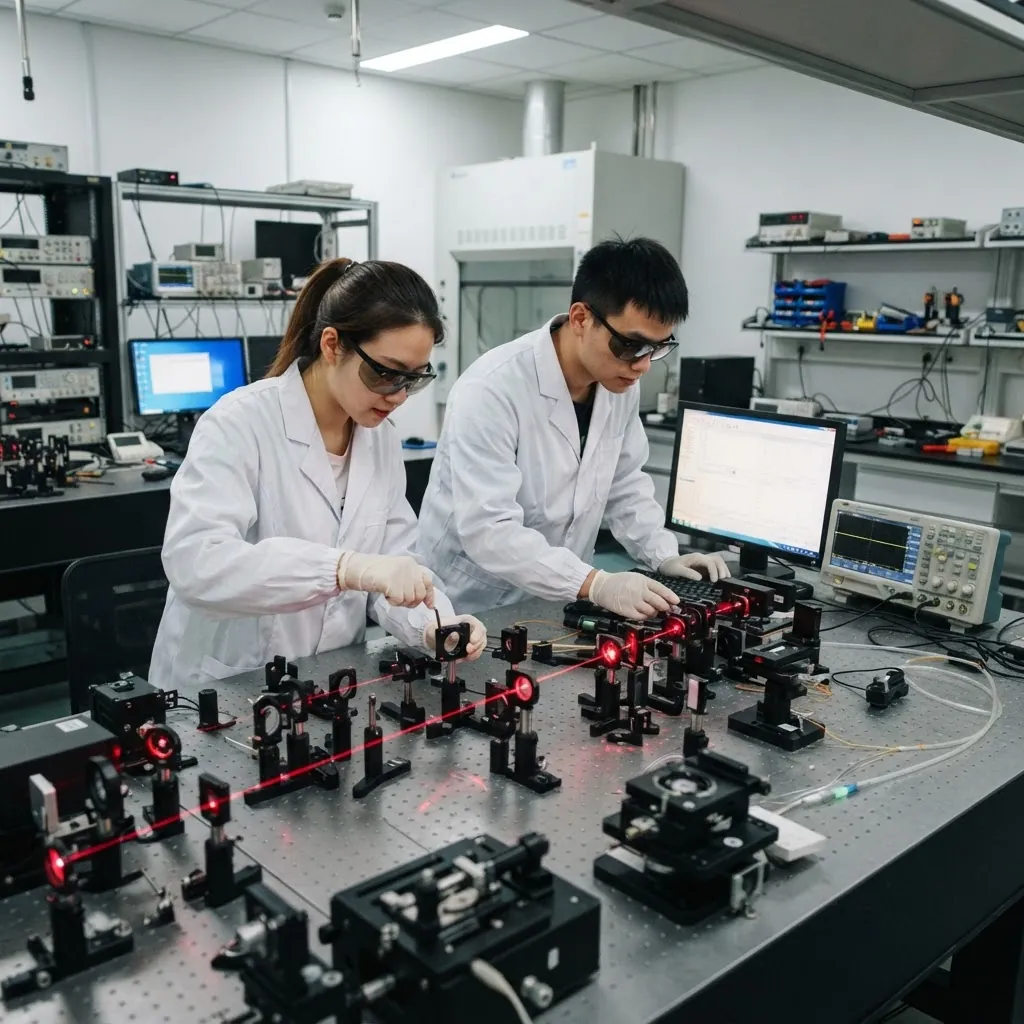 Optoelectronics research laboratory at Shenzhen University