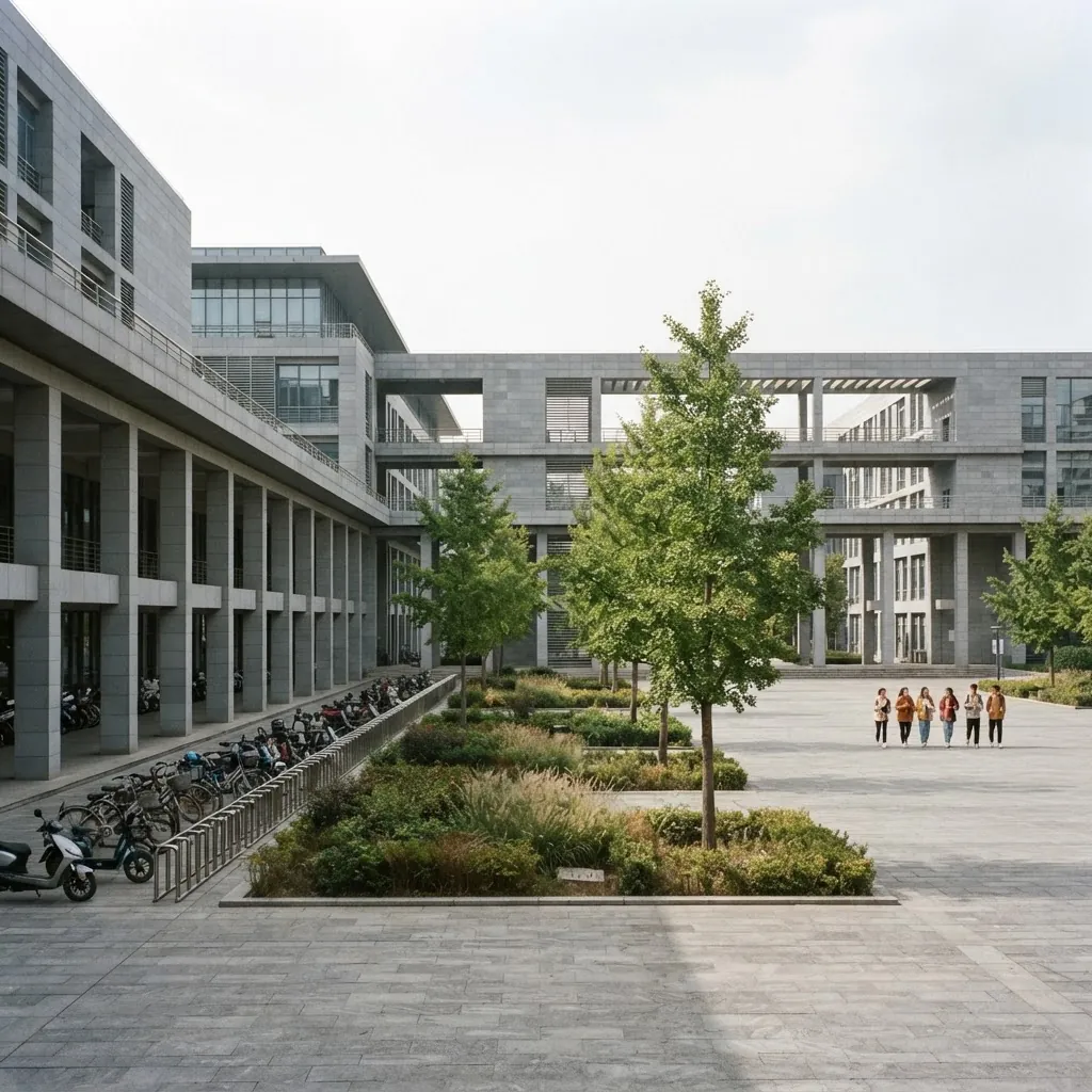 Tianjin University campus grounds and academic buildings
