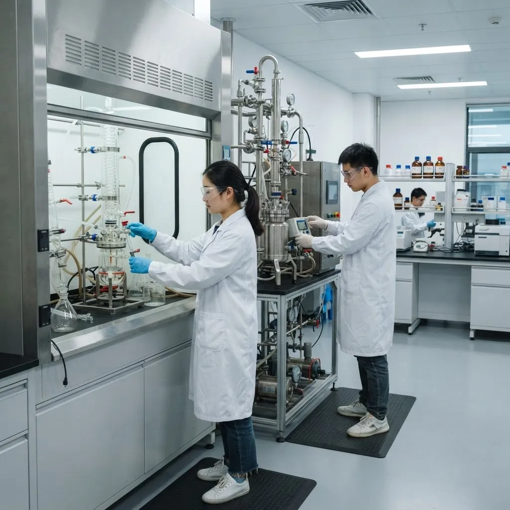 Chemical engineering research laboratory at Tianjin University