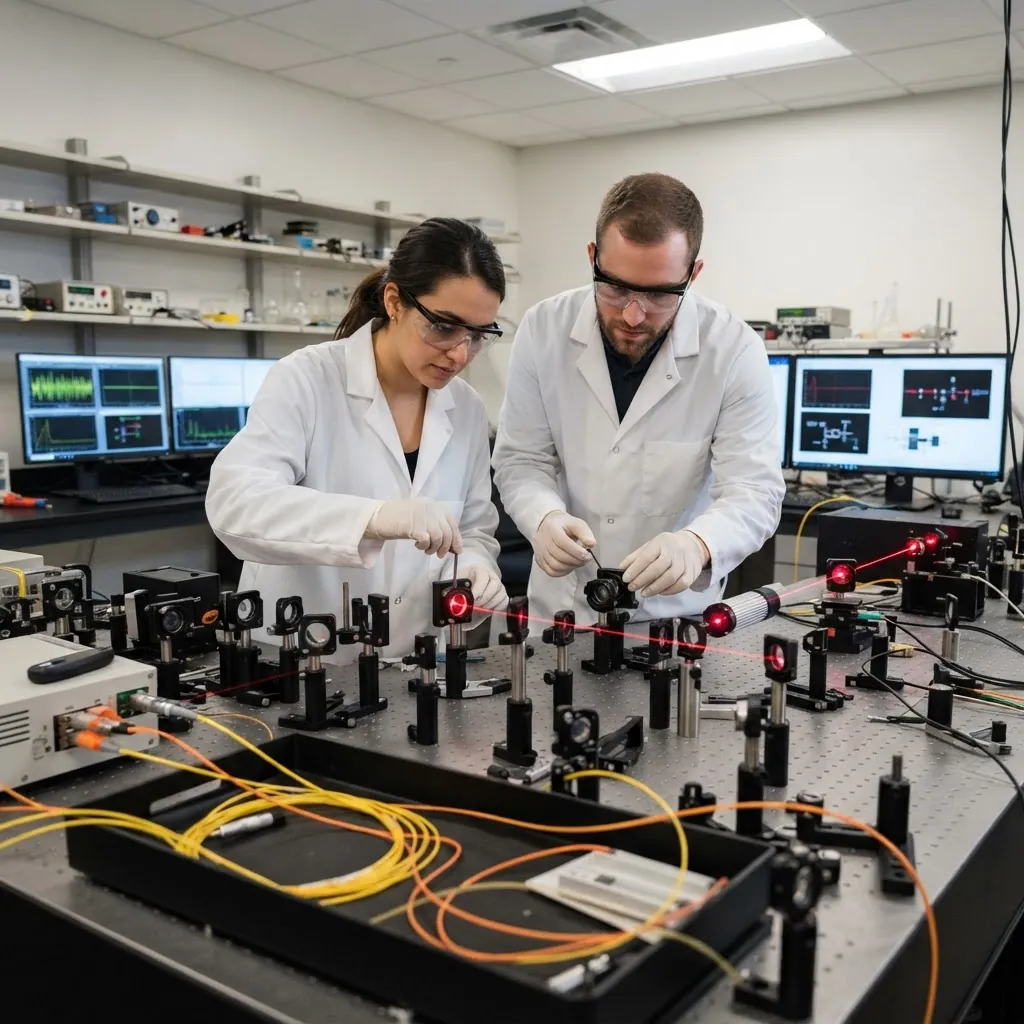 Optoelectronics research laboratory at Huazhong University of Science and Technology