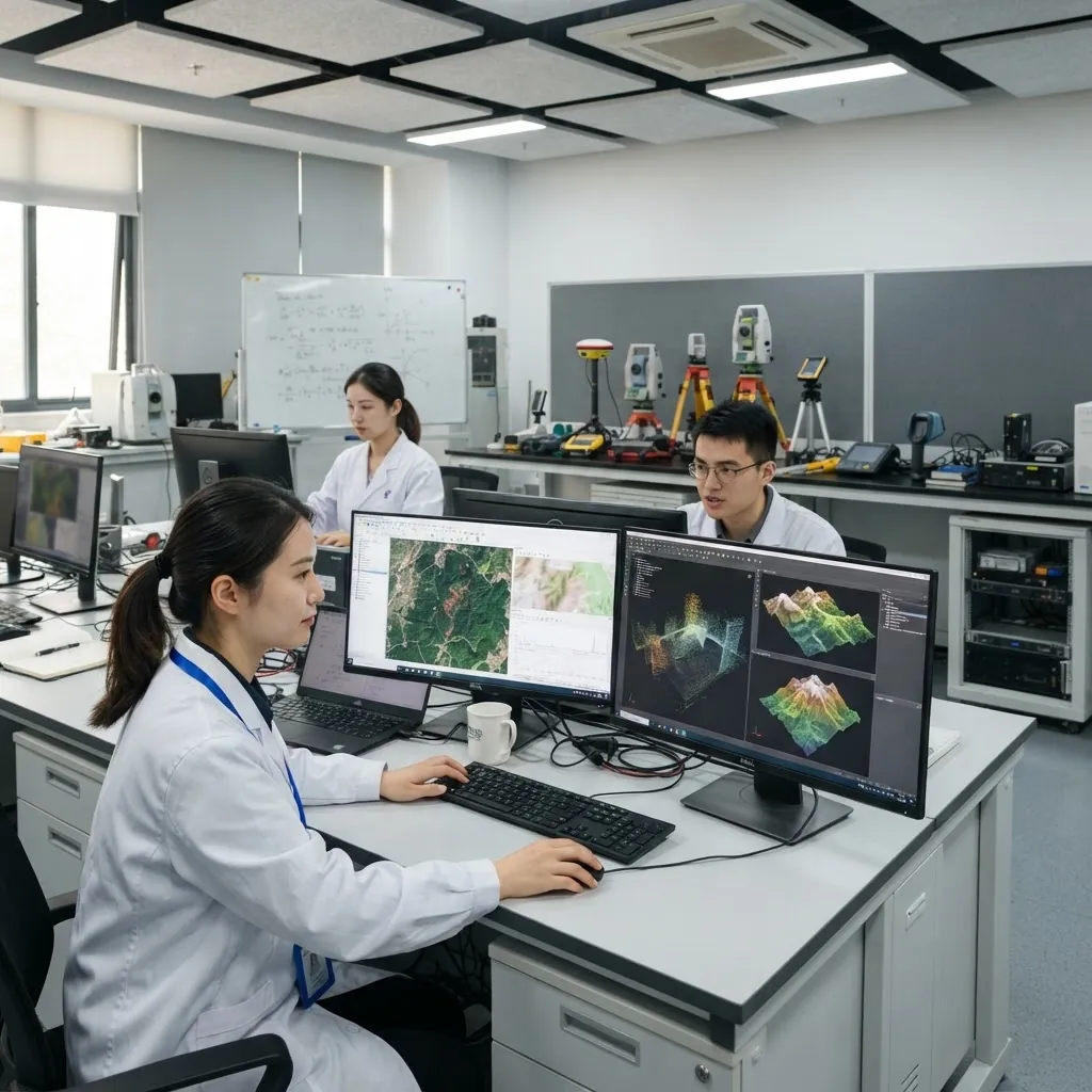 Remote sensing and geomatics research laboratory at Wuhan University