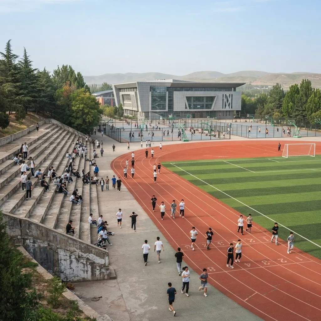 Running track and sports facilities at Xi’an Jiaotong University